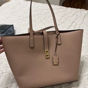 Michael Kors Blush Pink Leather Tote